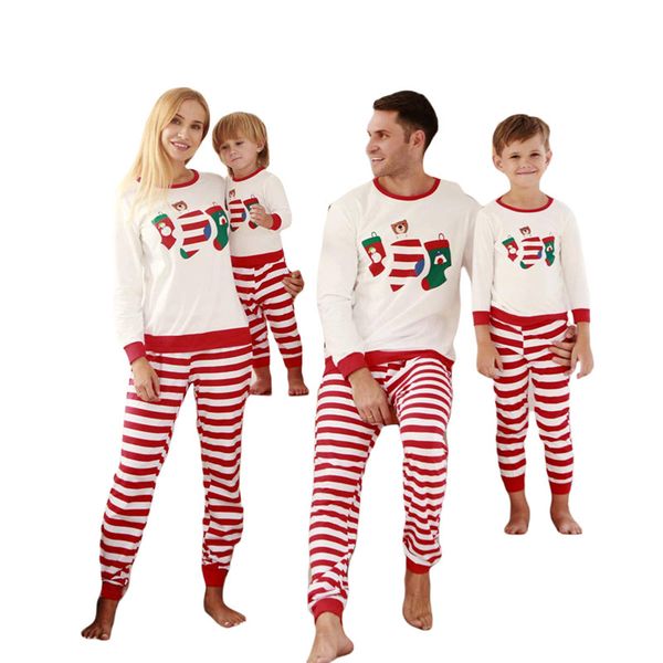 fashion family parent-child costume christmas pattern and elastic striped trousers two piece set christmas nightwear, Blue
fashion family parent-child costume christmas pattern and elastic striped trousers two piece set christmas nightwear, Blue