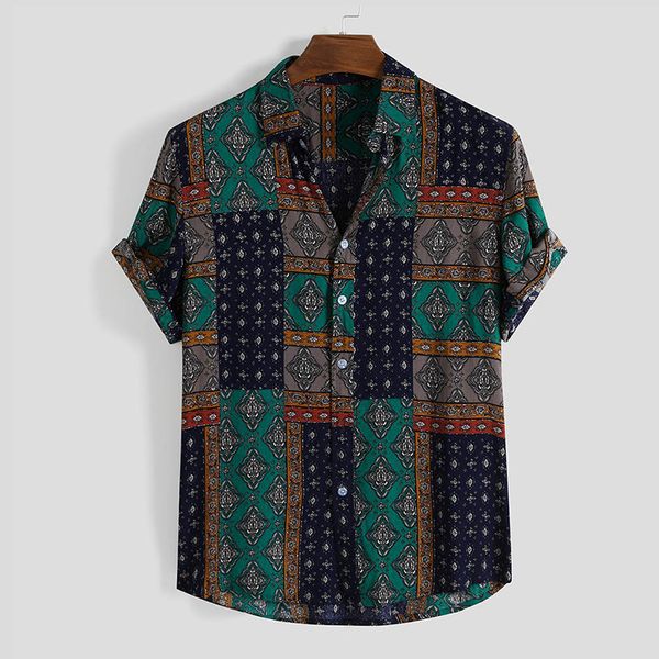 vintage ethnic style men shirt printing loose cotton short sleeve stand collar breathable hawaiian shirts short sleeve shirt, White;black
vintage ethnic style men shirt printing loose cotton short sleeve stand collar breathable hawaiian shirts short sleeve shirt, White;black
