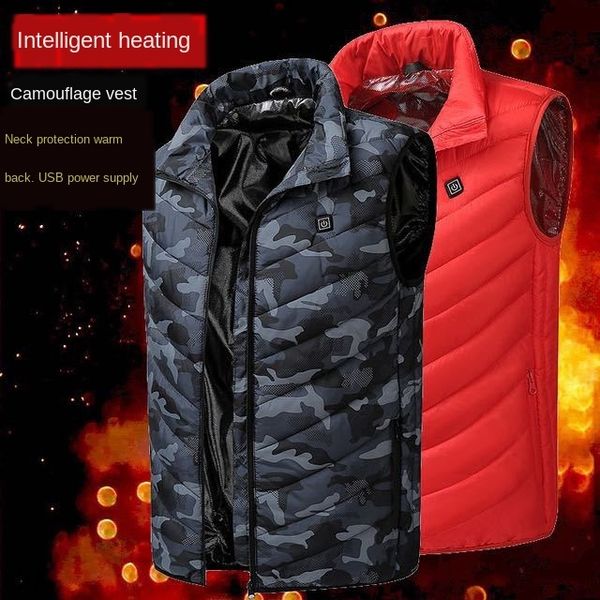 rechargeable men's casual smart heating vest cotton vest usb heating cotton-padded clothes winter men's clothing, Black;white
rechargeable men's casual smart heating vest cotton vest usb heating cotton-padded clothes winter men's clothing, Black;white