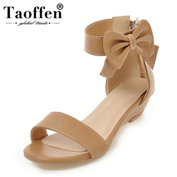 taoffen size 32-43 women flats sandals bow-not zipper women summer shoes sweet elegant sandals students party footwear, Black
taoffen size 32-43 women flats sandals bow-not zipper women summer shoes sweet elegant sandals students party footwear, Black