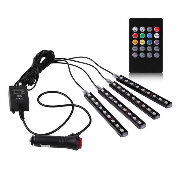 1pair(4pcs) car rgb led strip light lights colors car styling decorative atmosphere lamps car interior light with remote 12v
1pair(4pcs) car rgb led strip light lights colors car styling decorative atmosphere lamps car interior light with remote 12v