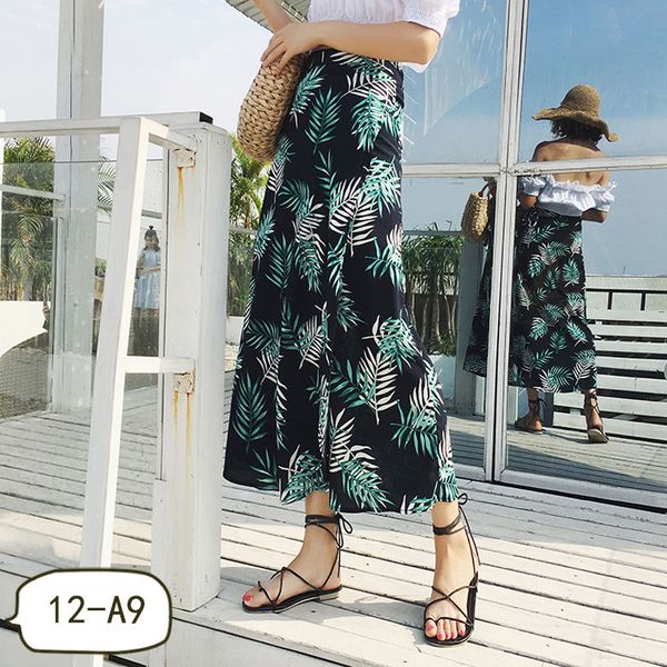 high grade one piece lace-up skirts full skirt feminine summer new chiffon wrap skirt long floral beach slim fit versatile, Black
high grade one piece lace-up skirts full skirt feminine summer new chiffon wrap skirt long floral beach slim fit versatile, Black