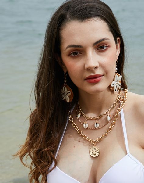 european and american selling joker popular jewelry natural pure rattan shell earring necklace set, Silver
european and american selling joker popular jewelry natural pure rattan shell earring necklace set, Silver