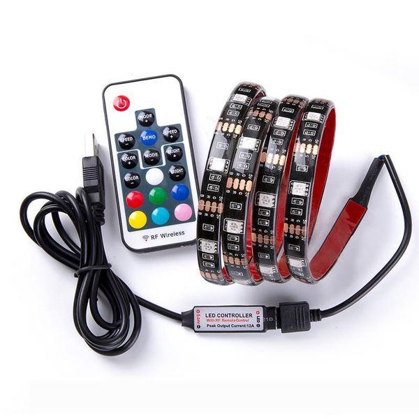 1m 2m 60leds usb 5v led strip light kit 5050 led tv background lighting with rf wireless remote controller waterproof flexible tape light
1m 2m 60leds usb 5v led strip light kit 5050 led tv background lighting with rf wireless remote controller waterproof flexible tape light