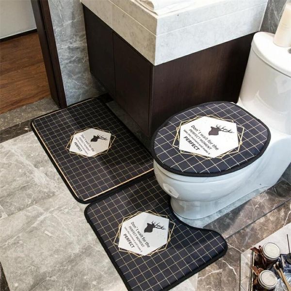 cute deer pattern home mats classic three-piece quick dry toilet seat covers fashion printed eco friendly toilet mats
cute deer pattern home mats classic three-piece quick dry toilet seat covers fashion printed eco friendly toilet mats