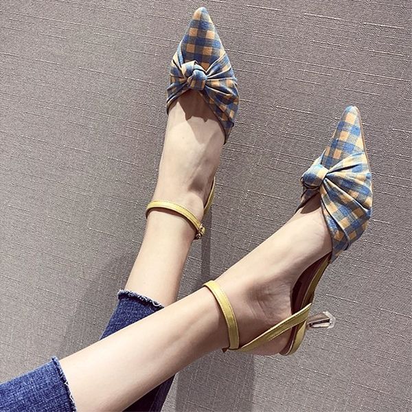 slhjc 5.5 cm med heels shoes retro plaid pumps women spring summer autumn fashion thin heels pointed toe pumps shoes buckle, Black
slhjc 5.5 cm med heels shoes retro plaid pumps women spring summer autumn fashion thin heels pointed toe pumps shoes buckle, Black