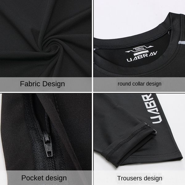 new sports men's quick-drying casual running tight tight pants pants suit basketball training men's fitness suit, White;black
new sports men's quick-drying casual running tight tight pants pants suit basketball training men's fitness suit, White;black