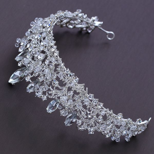 european style big headwear bride tiara bridal makeup headdress princess baroque crown wedding hair accessories mx200720, White;golden
european style big headwear bride tiara bridal makeup headdress princess baroque crown wedding hair accessories mx200720, White;golden