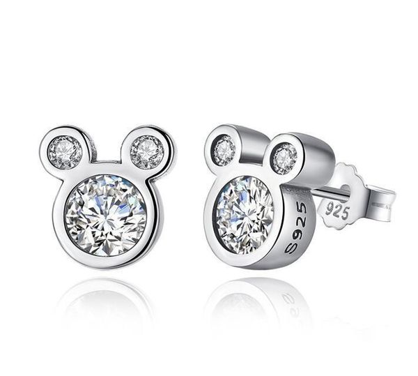 925 sterling silver fancy cartoon mouse earrings animal stud earrings for kids fashion cubic zircon women earring, Golden;silver
925 sterling silver fancy cartoon mouse earrings animal stud earrings for kids fashion cubic zircon women earring, Golden;silver