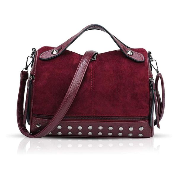 tian yan handbags for women pu nuback leather handbag cool handles retro rivet shoulder bags
tian yan handbags for women pu nuback leather handbag cool handles retro rivet shoulder bags