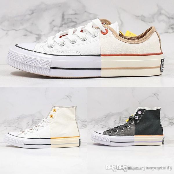 restructured chuck 1970 high white canvas shoes 70s taylors black gray stitching casual skateboard sneakers sport trainers size 36-44
restructured chuck 1970 high white canvas shoes 70s taylors black gray stitching casual skateboard sneakers sport trainers size 36-44