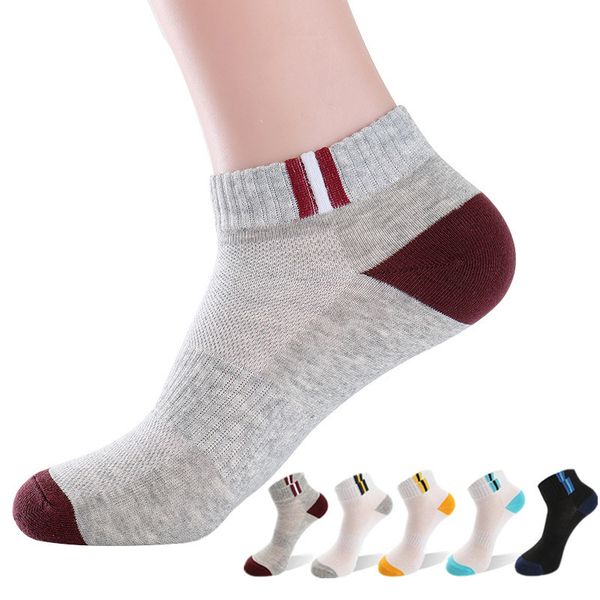 5 pairs classic men's socks summer breathable sports cotton men short socks autumn winter male deodorant eu 39-43 meias, Black
5 pairs classic men's socks summer breathable sports cotton men short socks autumn winter male deodorant eu 39-43 meias, Black