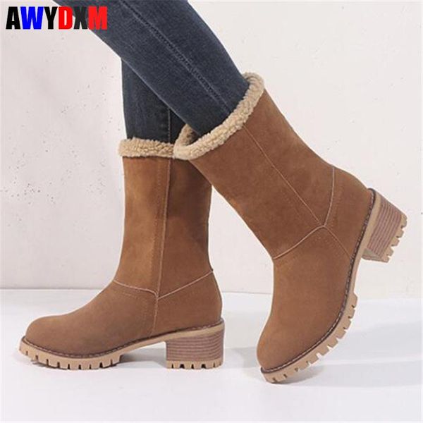 new mid-calf boots women fashion suede plush warm snow boots woman square heel casual shoes slip on winter shoes women plus size, Black
new mid-calf boots women fashion suede plush warm snow boots woman square heel casual shoes slip on winter shoes women plus size, Black