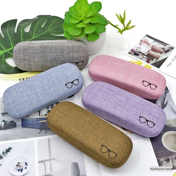 high-end fashion linen case case iron men's and girls' light glasses box glasses box, Blue
high-end fashion linen case case iron men's and girls' light glasses box glasses box, Blue