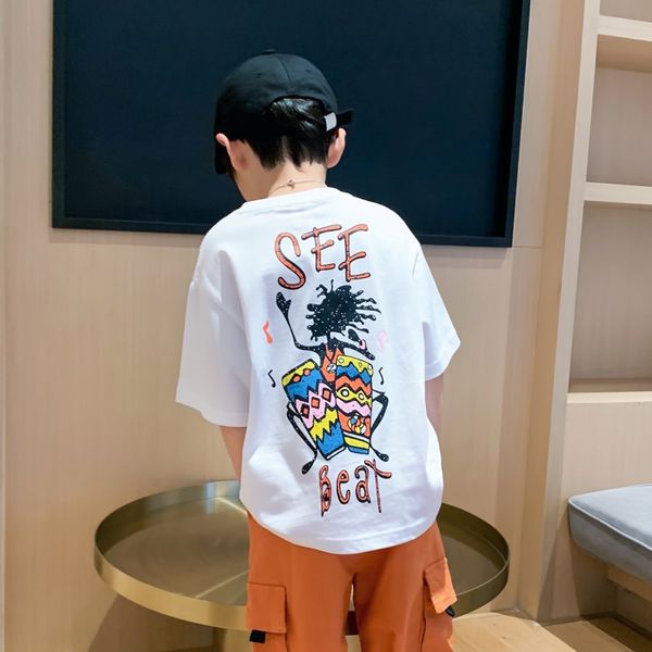 fashionable men's short sleeve t-shirt 2020 new children's half sleeve t-shirt big children cartoon cotton, Blue
fashionable men's short sleeve t-shirt 2020 new children's half sleeve t-shirt big children cartoon cotton, Blue