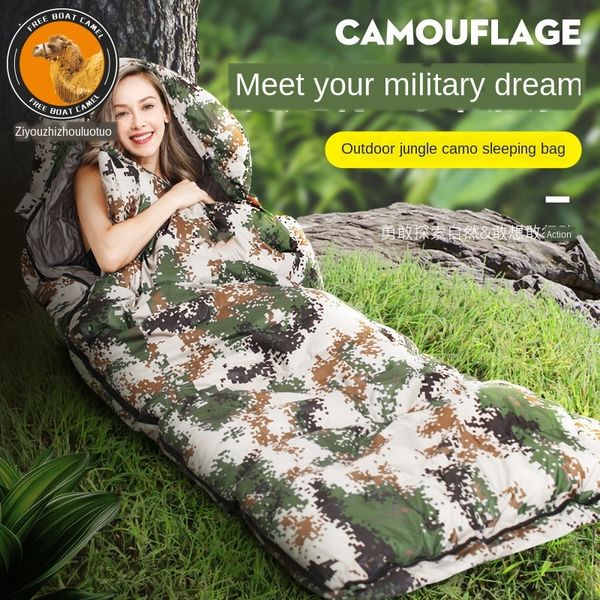 boat of liberty camel outdoor stitching duck down sleeping bag envelope camouflage sleeping bag
boat of liberty camel outdoor stitching duck down sleeping bag envelope camouflage sleeping bag