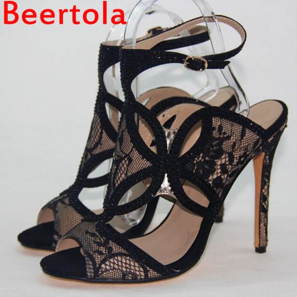 mesh hollow lace women sandals elegant manual shoes women high heels ankle straps buckle sandals zapatillas mujer black
mesh hollow lace women sandals elegant manual shoes women high heels ankle straps buckle sandals zapatillas mujer black