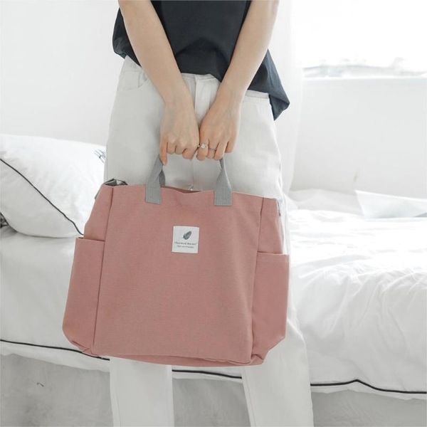 original design ins simple large-capacity canvas bag wild literary student class bag one shoulder portable shopping 
original design ins simple large-capacity canvas bag wild literary student class bag one shoulder portable shopping