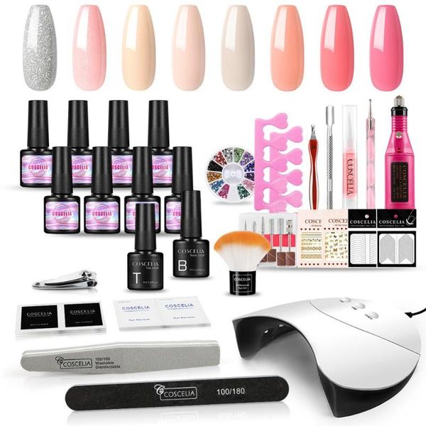 nail art kits coscelia set uv led lamp for manicure with gel polish kit soak off varnish cutter clipper nipper tools
nail art kits coscelia set uv led lamp for manicure with gel polish kit soak off varnish cutter clipper nipper tools