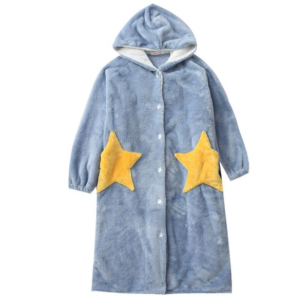korean winter keep warm bathrobes women hoodie thicken flannel sleepwear fashion stars robes women dressing gown, Black;red
korean winter keep warm bathrobes women hoodie thicken flannel sleepwear fashion stars robes women dressing gown, Black;red