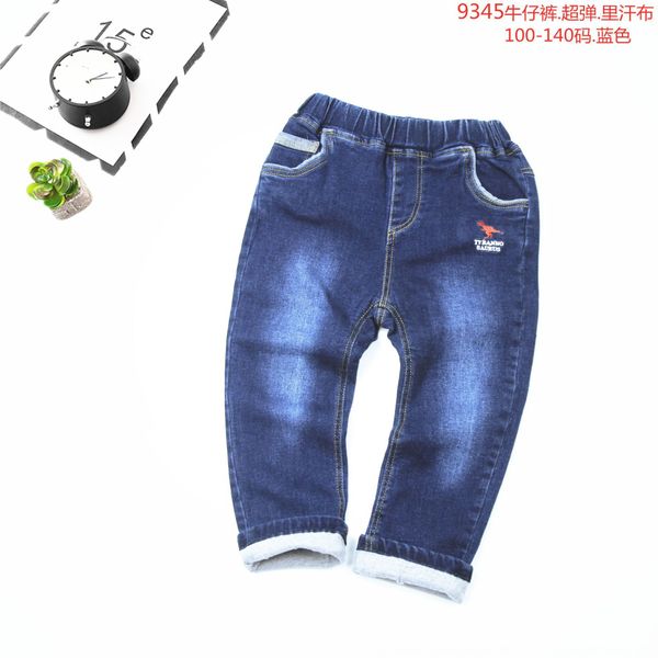 boy's stretch double layer small and medium children's cotton hanging embroidery jeans and jeans small dinosaur, Blue
boy's stretch double layer small and medium children's cotton hanging embroidery jeans and jeans small dinosaur, Blue