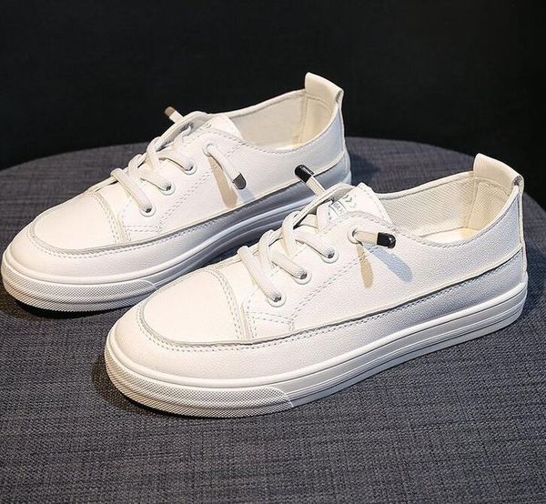 women's leather sneakers women casual fashionable sports shoes vulcanized woman summer flat shoe ladies white lacing 40, Black
women's leather sneakers women casual fashionable sports shoes vulcanized woman summer flat shoe ladies white lacing 40, Black
