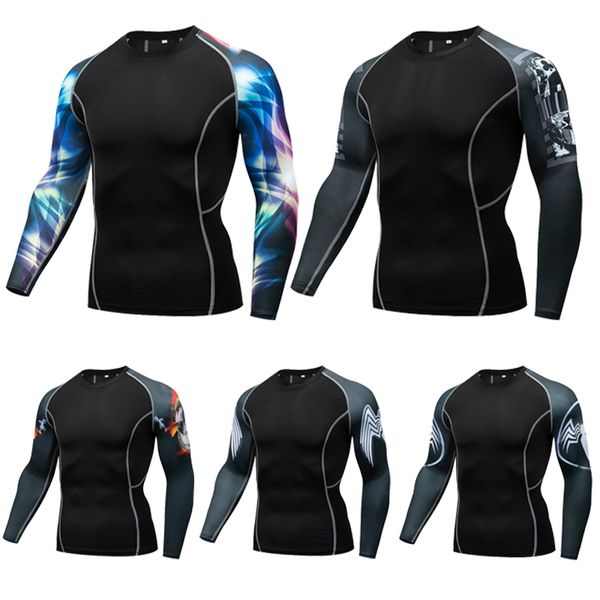 men's long-sleeved running sports t-shirt men's sports compression rashgard t shirt, Black;blue
men's long-sleeved running sports t-shirt men's sports compression rashgard t shirt, Black;blue