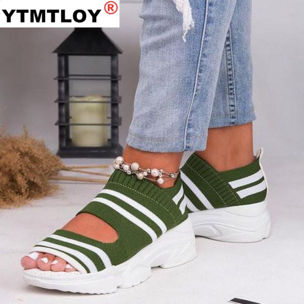 sandals summer women open toe wedges platform ladies shoes knitting lightweight sneakers big size zapatos mujer, Black
sandals summer women open toe wedges platform ladies shoes knitting lightweight sneakers big size zapatos mujer, Black