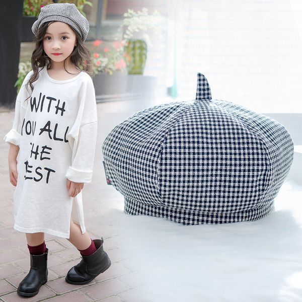 cute baby hat for girls cotton plaid baby girl beanies hat autumn winter england vintage kids beret cap hair accessories, Yellow
cute baby hat for girls cotton plaid baby girl beanies hat autumn winter england vintage kids beret cap hair accessories, Yellow
