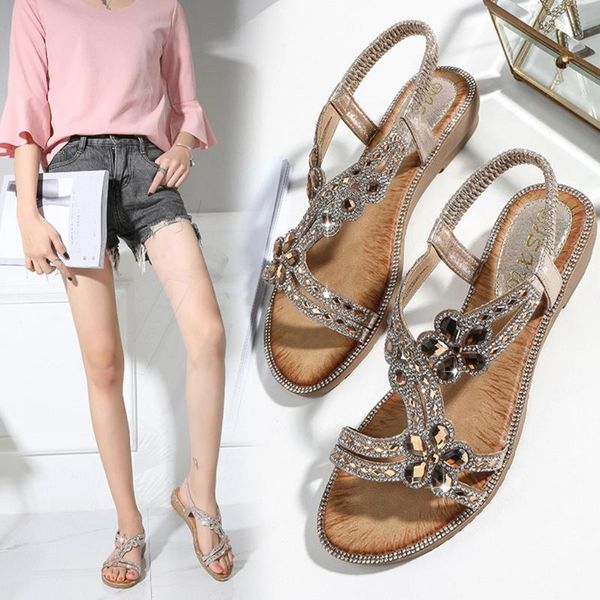 fashion women gladiator sandals summer 2020 women sandals flats casual t-strap bling gold silver knitted beach flat shoes #t2g, Black
fashion women gladiator sandals summer 2020 women sandals flats casual t-strap bling gold silver knitted beach flat shoes #t2g, Black