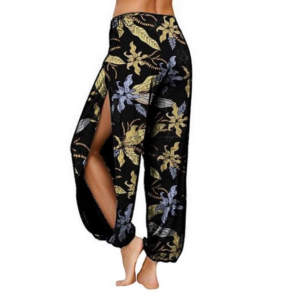 oeak bohemian women pants casual high waist harem trousers baggy loose 2020 new boho floral flowers print side slit loose pant, Black;white
oeak bohemian women pants casual high waist harem trousers baggy loose 2020 new boho floral flowers print side slit loose pant, Black;white