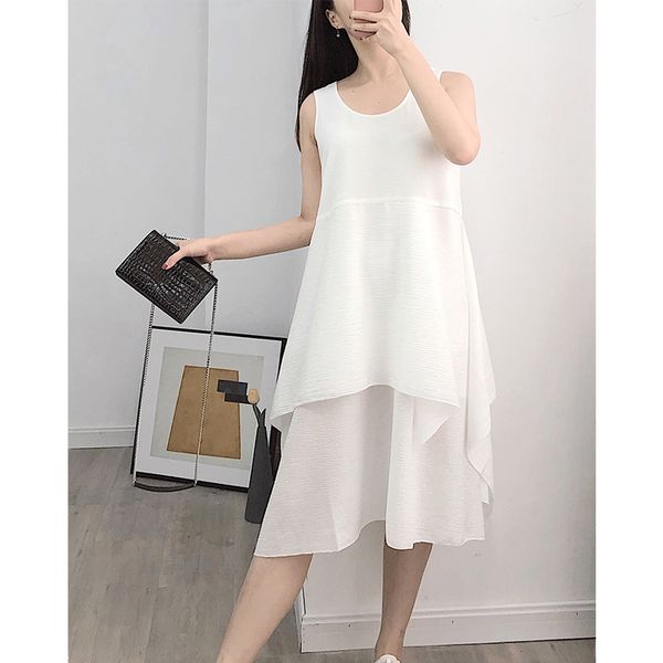 cos the dress 2020 summer new texture laminated sleeveless dress super fairy for a holiday, Black;gray
cos the dress 2020 summer new texture laminated sleeveless dress super fairy for a holiday, Black;gray