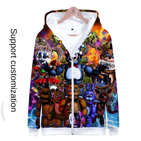 five nights at freddy digital printing 3d hooded five nights at freddy digital printing 3d sweater zipper zipper hooded sweater, Black
five nights at freddy digital printing 3d hooded five nights at freddy digital printing 3d sweater zipper zipper hooded sweater, Black