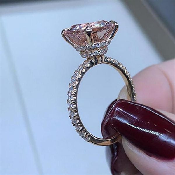choucong big cushion shape luxury jewelry 925 sterling silver&rose gold fill champagne z cz diamond women wedding crown band ring gift, Slivery;golden
choucong big cushion shape luxury jewelry 925 sterling silver&rose gold fill champagne z cz diamond women wedding crown band ring gift, Slivery;golden