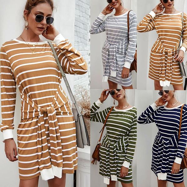 line dress ol style women clothing autumn ladies designer dress striped printed knitting strap design long sleeve a, Black;gray
line dress ol style women clothing autumn ladies designer dress striped printed knitting strap design long sleeve a, Black;gray