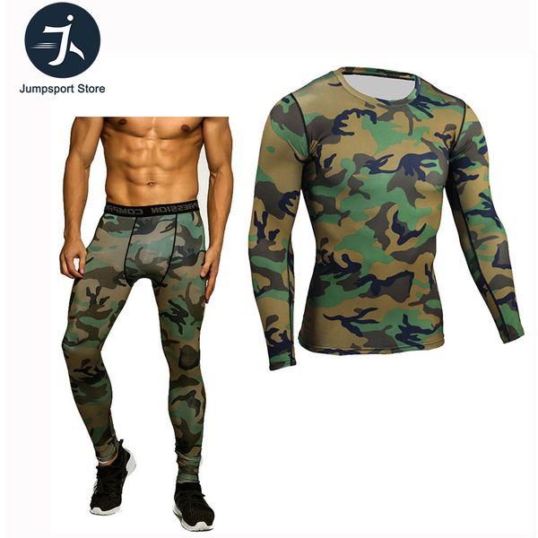 running sets men camouflage compression pants sportswear jogging t shirts leggings tracksuit male gym fitness, Black;blue
running sets men camouflage compression pants sportswear jogging t shirts leggings tracksuit male gym fitness, Black;blue