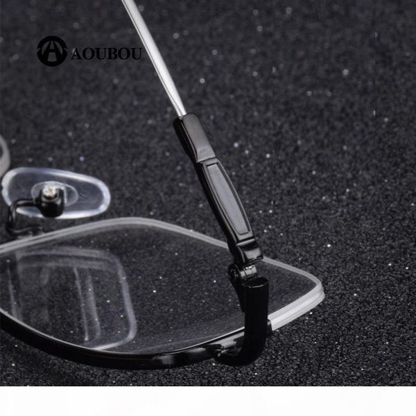 100 -600 nearsighted myopia glasses finished product men half frame memory metal ultralight anti blue ray prescription, Black
100 -600 nearsighted myopia glasses finished product men half frame memory metal ultralight anti blue ray prescription, Black