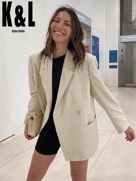 k&l kylen nordic minimalist temperament commuter wild loose silhouette two buckle suit jacket women long section 2 colors, White;black
k&l kylen nordic minimalist temperament commuter wild loose silhouette two buckle suit jacket women long section 2 colors, White;black