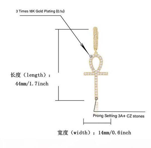 men women ins ankh egyptian earrings bling cubic zircon key to life egypt cross drop earring fashion jewelry, Golden;silver
men women ins ankh egyptian earrings bling cubic zircon key to life egypt cross drop earring fashion jewelry, Golden;silver