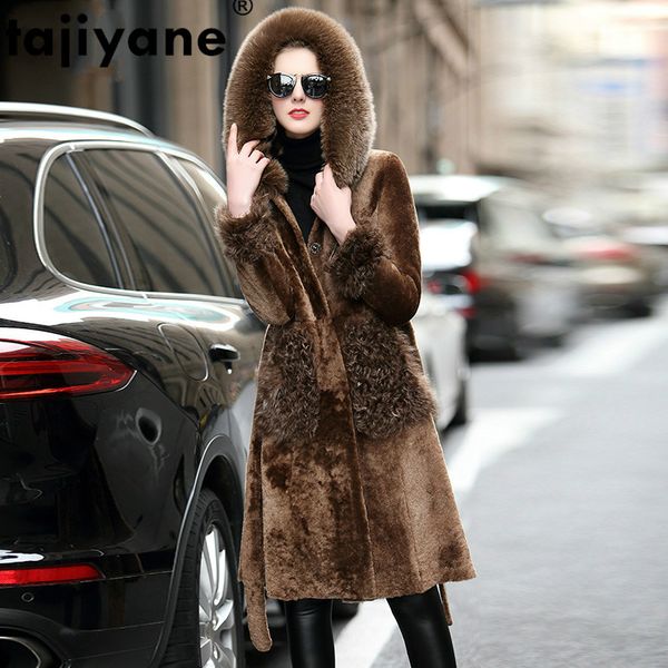 women's real fur coat fur collar wool female jacket winter women clothes 2020 korean vintage double-faced zt4036, Black
women's real fur coat fur collar wool female jacket winter women clothes 2020 korean vintage double-faced zt4036, Black