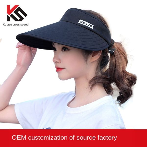 women's summer sun protection foldable outdoor cycling hat all-match large eaves uv protection empty roof bicycle bicycle sun hat, Black
women's summer sun protection foldable outdoor cycling hat all-match large eaves uv protection empty roof bicycle bicycle sun hat, Black