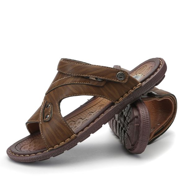 2020 new summer beach men flip flops pu leather slippers male flats sandals outdoor rubber thong beach shoes men leather brand, Black
2020 new summer beach men flip flops pu leather slippers male flats sandals outdoor rubber thong beach shoes men leather brand, Black