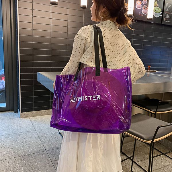 pvc clear transparent tote bags women candy jelly beach bags women summer large transpare casual shopping shoulder bags
pvc clear transparent tote bags women candy jelly beach bags women summer large transpare casual shopping shoulder bags
