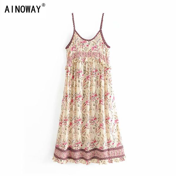 vintage chic women floral print v-neck sleeveless beach bohemian dress ladies summer rayon boho midi dress vestidos, Black;gray
vintage chic women floral print v-neck sleeveless beach bohemian dress ladies summer rayon boho midi dress vestidos, Black;gray