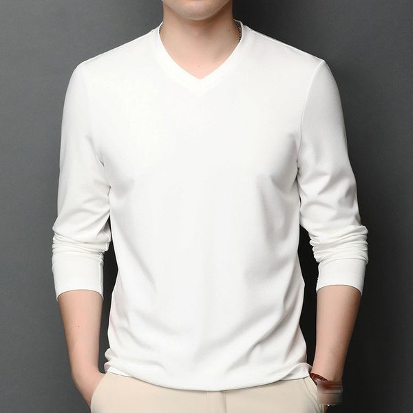 men t shirt men pure color casual long sleeve t-shirt clothes spring autumn new tee shirt homme, White;black
men t shirt men pure color casual long sleeve t-shirt clothes spring autumn new tee shirt homme, White;black