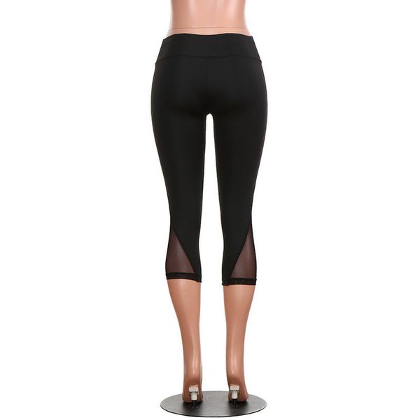 women legging ptachwork mesh leggings plus size fitness sporting pants mid calf high waist trousers jegging lr1, Black
women legging ptachwork mesh leggings plus size fitness sporting pants mid calf high waist trousers jegging lr1, Black