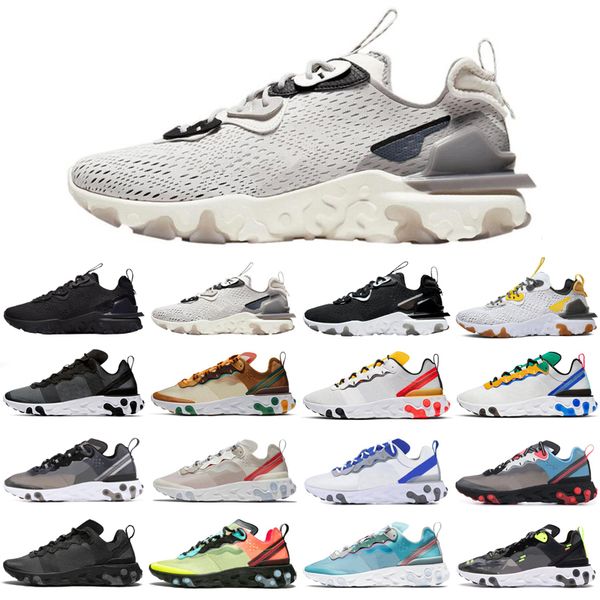 react vision element 55 87 men women running shoes triple black athletic mens womens trainers sports sneakers runners size 36-45 
react vision element 55 87 men women running shoes triple black athletic mens womens trainers sports sneakers runners size 36-45