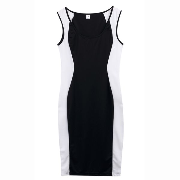 women dresses ladies bodycon sleeveless summer o neck party mid calf midi black and white dress, Black;gray
women dresses ladies bodycon sleeveless summer o neck party mid calf midi black and white dress, Black;gray