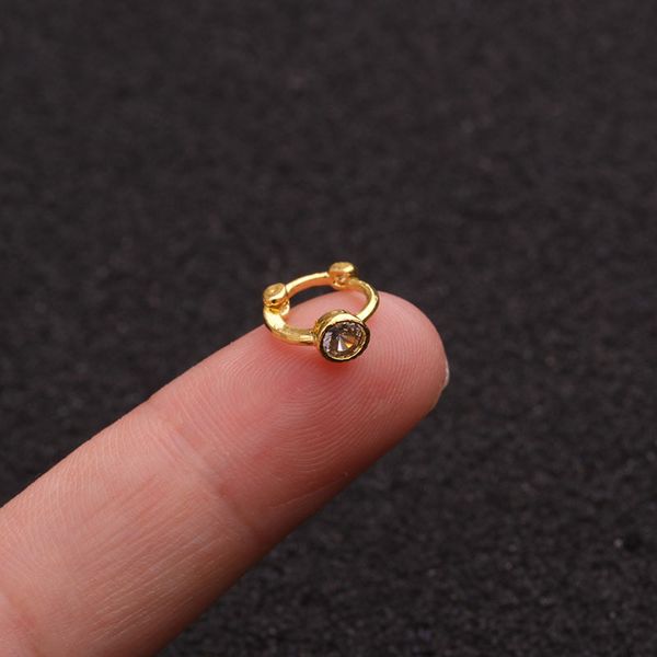 1 pcs simple cute little circle cz ear hoops bone cuff earrings for women trendy 5 mm round zircon copper ear piercing helix, Golden;silver
1 pcs simple cute little circle cz ear hoops bone cuff earrings for women trendy 5 mm round zircon copper ear piercing helix, Golden;silver