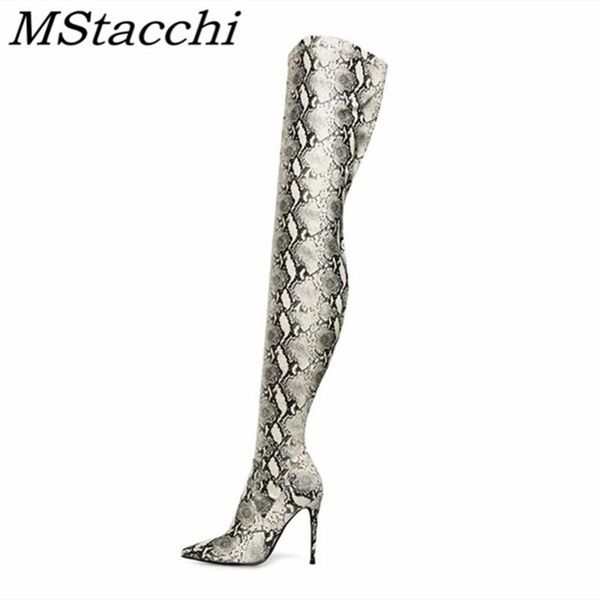 mstacchi 2020 the new serpentine personalized design women over the knee boots pointed fine heel height ladies shoes high heels, Black
mstacchi 2020 the new serpentine personalized design women over the knee boots pointed fine heel height ladies shoes high heels, Black